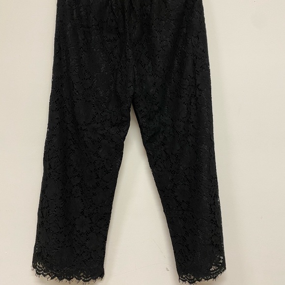 J.CREW Black Peyton pant (wide leg, lace) - Picture 2 of 4